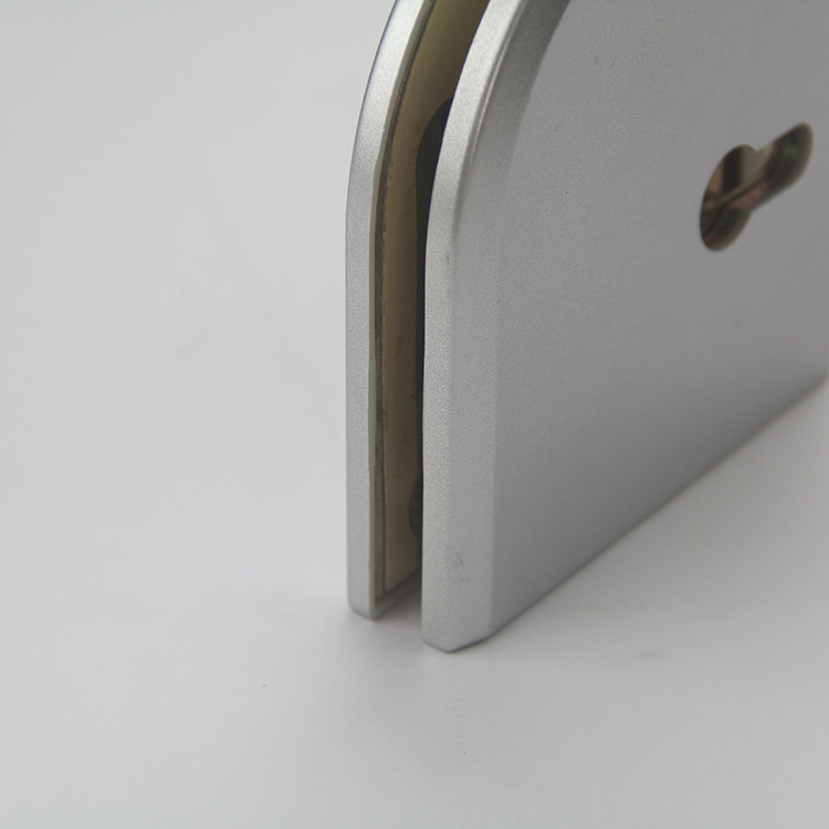 Fabricación de cerradura de puerta de aleación de zinc o acero inoxidable duradero Cerradura de puerta de vidrio corrediza sin marco