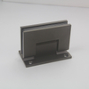 Bisagra de puerta de vidrio de ducha de latón de acero inoxidable de pared de vidrio negro 90 grados