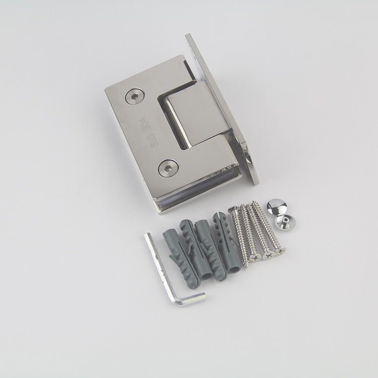 Acero inoxidable / de latón / de zinc Aleación de 90 grados Cuarto de baño Accesorios de vidrio Accesorios de la ducha Bisagra de la ducha de la puerta