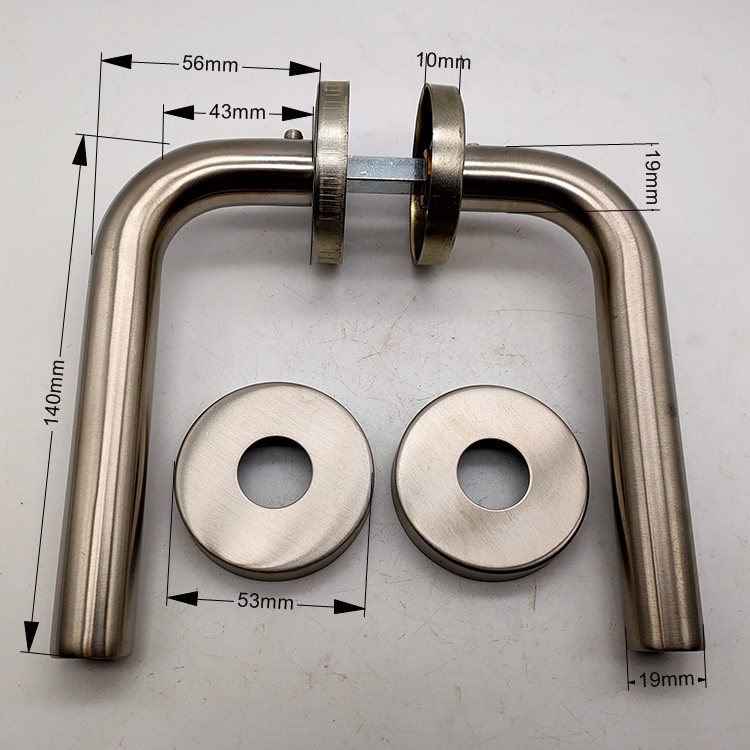 Conjunto de madera principal moderno Diseño de entrada Manijas de