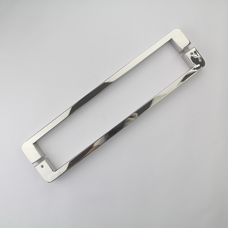 Manija de la puerta del tirón de la ducha del cuarto de baño del acero inoxidable del estilo U latón moderno para la puerta de cristal