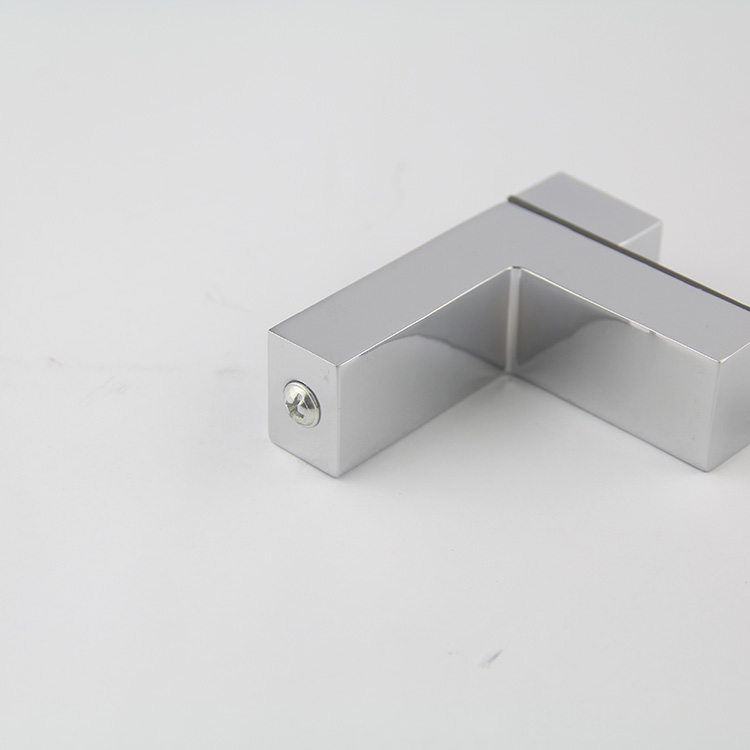 Tenedor de vidrio de baño Soporte de vidrio ajustable Abrazadera para muebles de pared